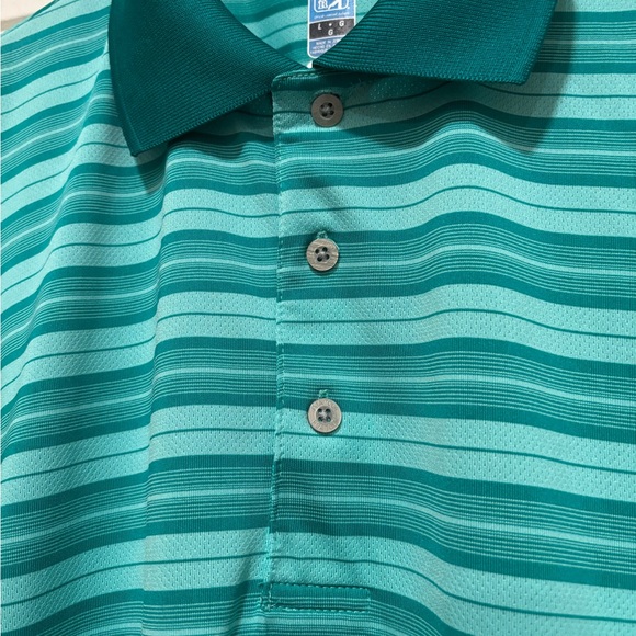 PGA tour men’s short sleeve collared short sleeve collar size large airflux - Picture 8 of 10